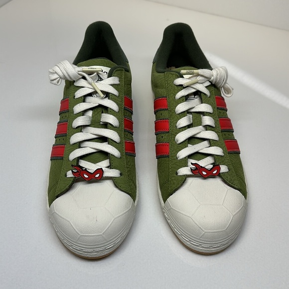 ADIDAS SUPERSTAR teenage mutant ninja turtles / size 10.5 - Picture 3 of 12